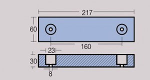 immagine-1-00214-tecnoseal-piastra-per-flaps-217x60-mm-ean-8033837060376