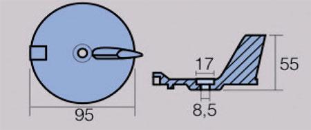 immagine-1-01141-tecnoseal-pinna-per-yamaha-f25-f40-f50-ean-8033837065463