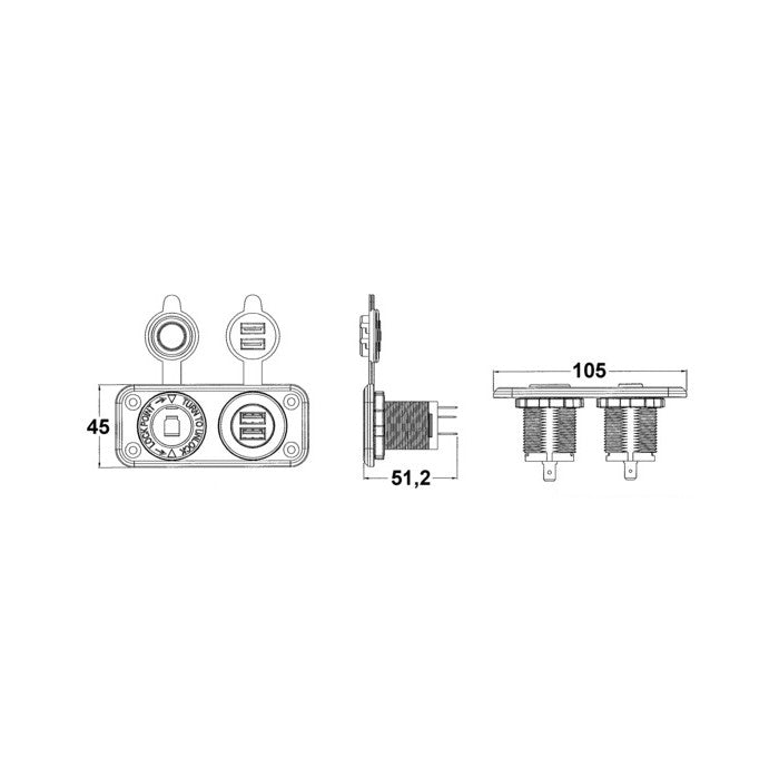 immagine-2-pannello-presa-doppia-usb-12-24-v-pi-doppia-usb